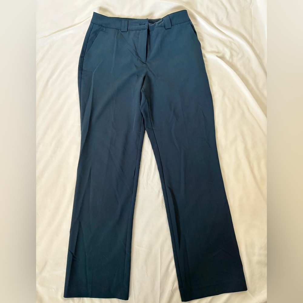 Worthington Straight Leg Navy Pants